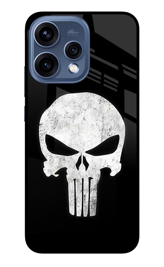 Punisher Skull Oppo Reno15 5G Glass Case