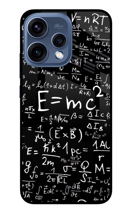 Physics Formula Oppo Reno15 5G Glass Case