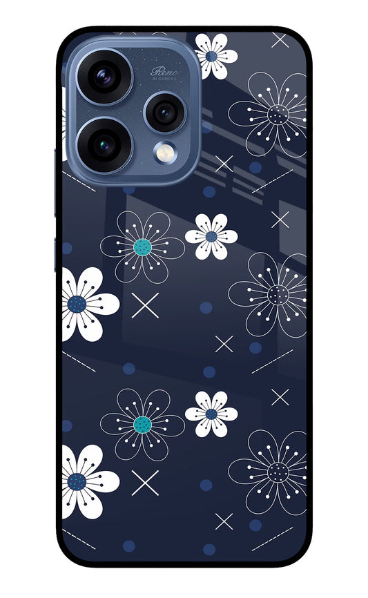 Flowers Oppo Reno15 5G Glass Case