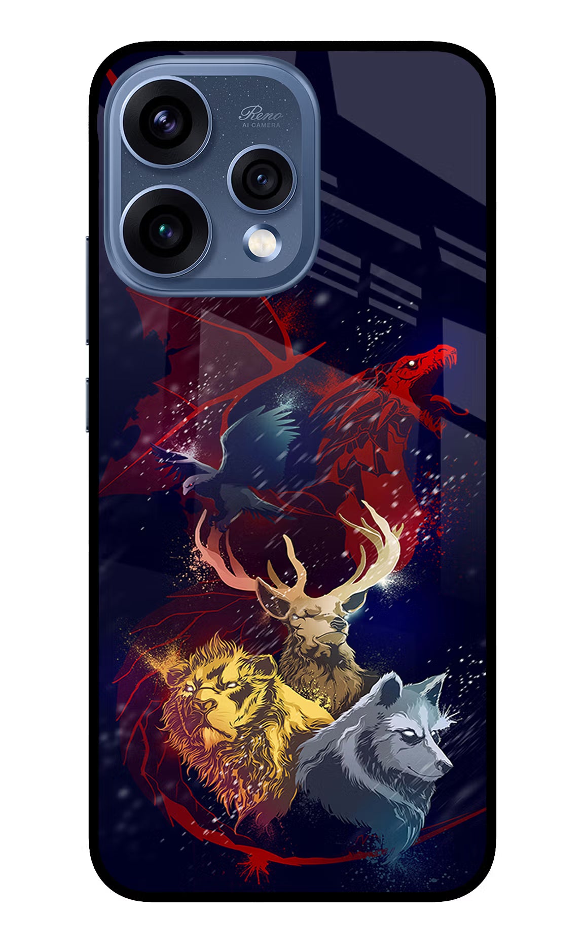 Game Of Thrones Oppo Reno15 5G Glass Case Back Cover by Casekaro