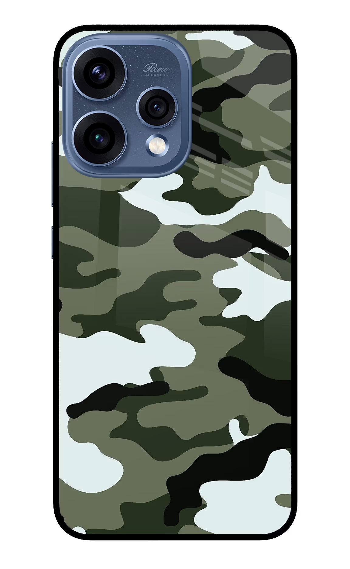 Camouflage Oppo Reno15 5G Glass Case