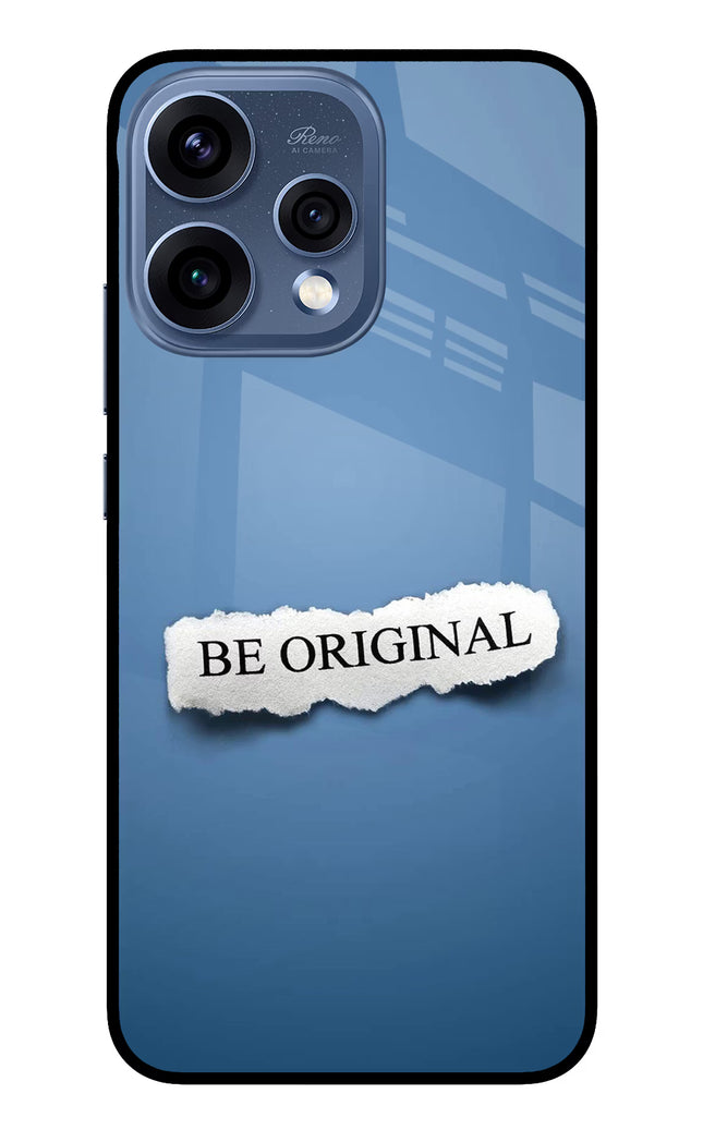 Be Original Oppo Reno15 5G Glass Case Back Cover by Casekaro