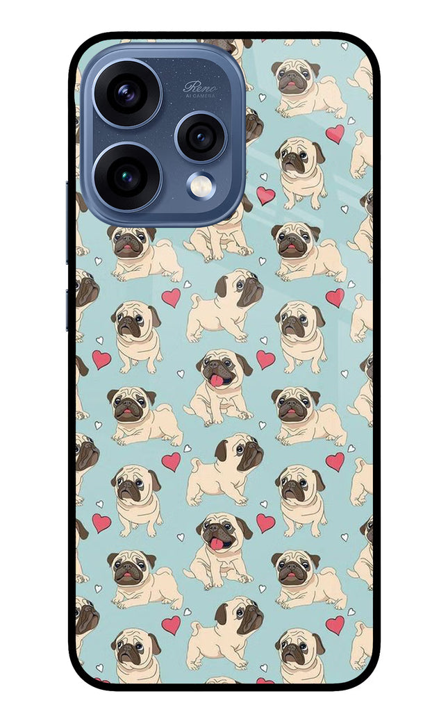 Pug Dog Oppo Reno15 5G Glass Case