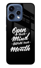 Open Your Mind Before Your Mouth Oppo Reno15 5G Glass Case