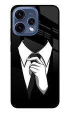 Black Tie Oppo Reno15 5G Glass Case