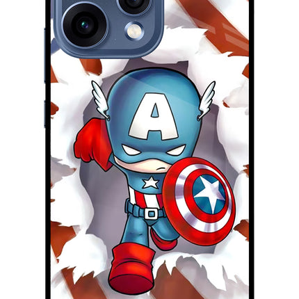 Captain America Oppo Reno15 5G Glass Case