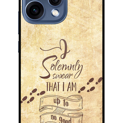 I Solemnly swear that i up to no good Oppo Reno15 5G Glass Case