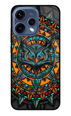 Angry Owl Art Oppo Reno15 5G Glass Case