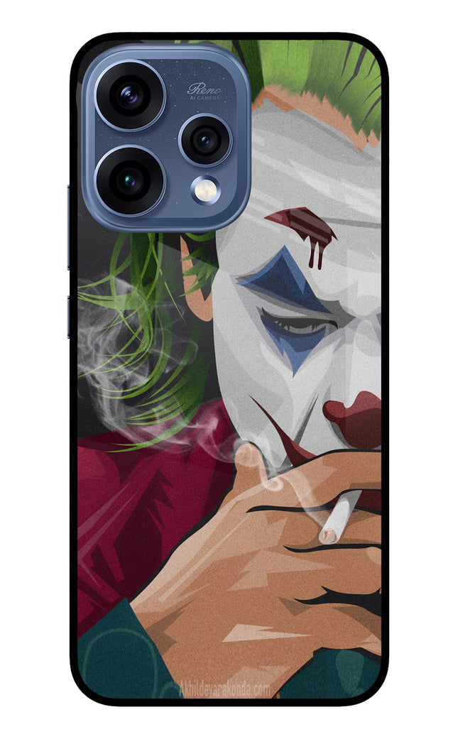 Joker Smoking Oppo Reno15 5G Glass Case