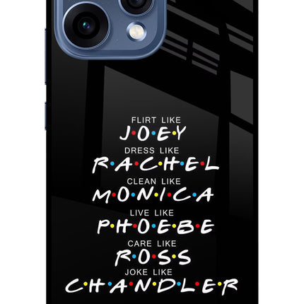 FRIENDS Character Oppo Reno15 5G Glass Case