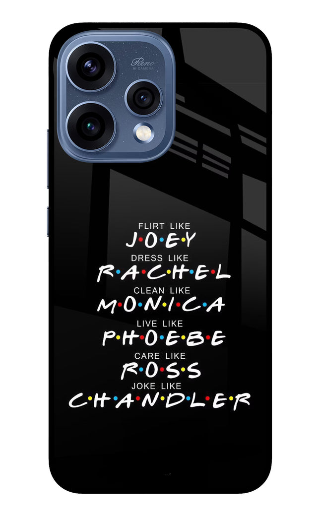 FRIENDS Character Oppo Reno15 5G Glass Case