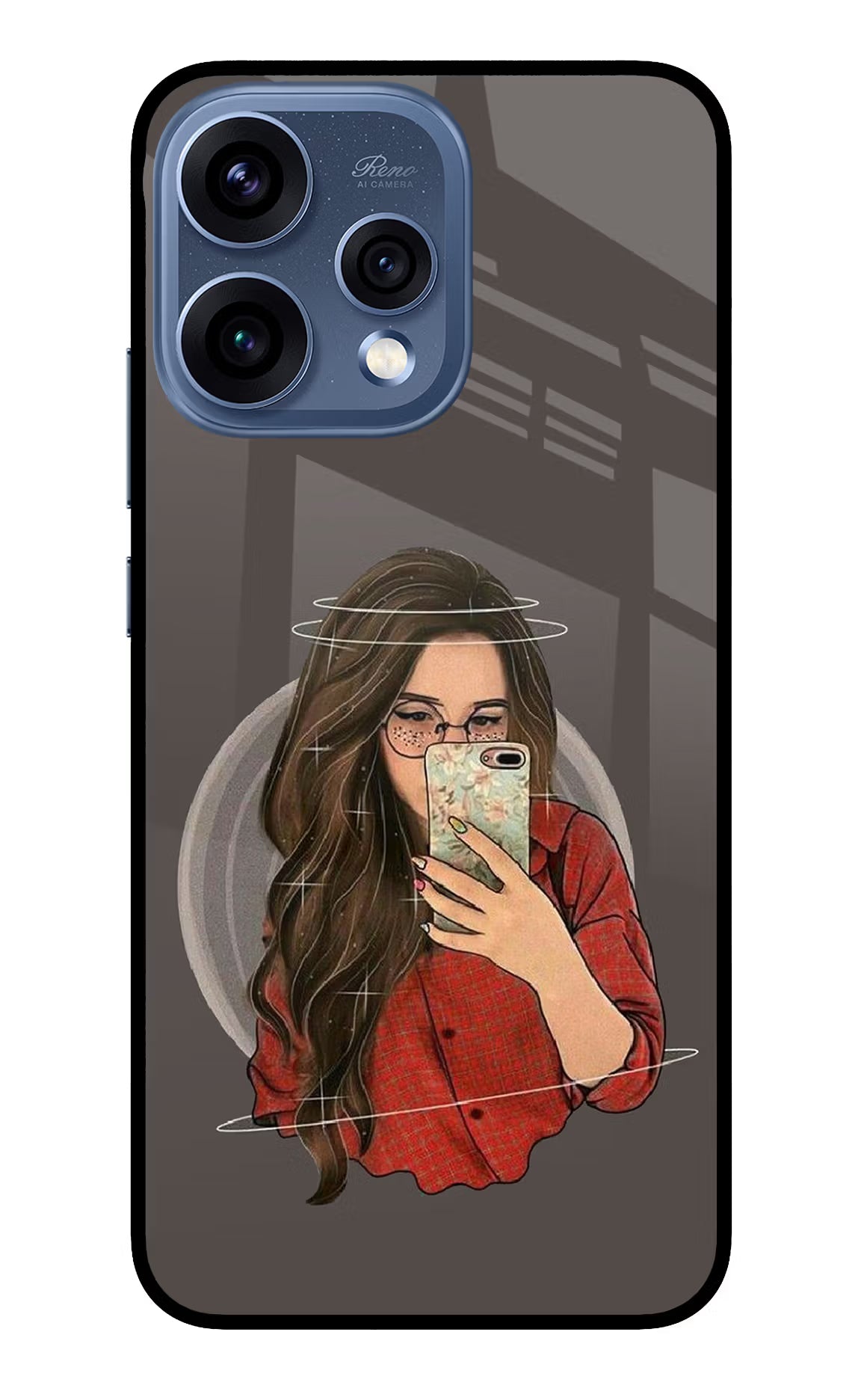 Selfie Queen Oppo Reno15 5G Glass Case Back Cover by Casekaro