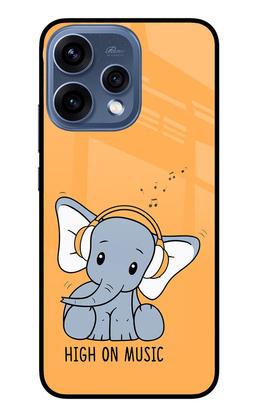 High On Music Oppo Reno15 5G Glass Case