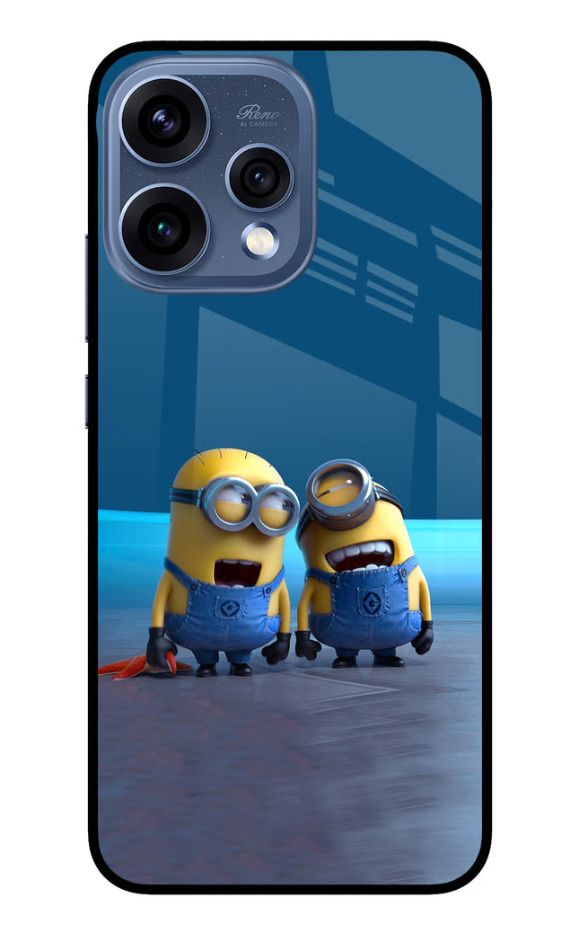 Minion Laughing Oppo Reno15 5G Glass Case