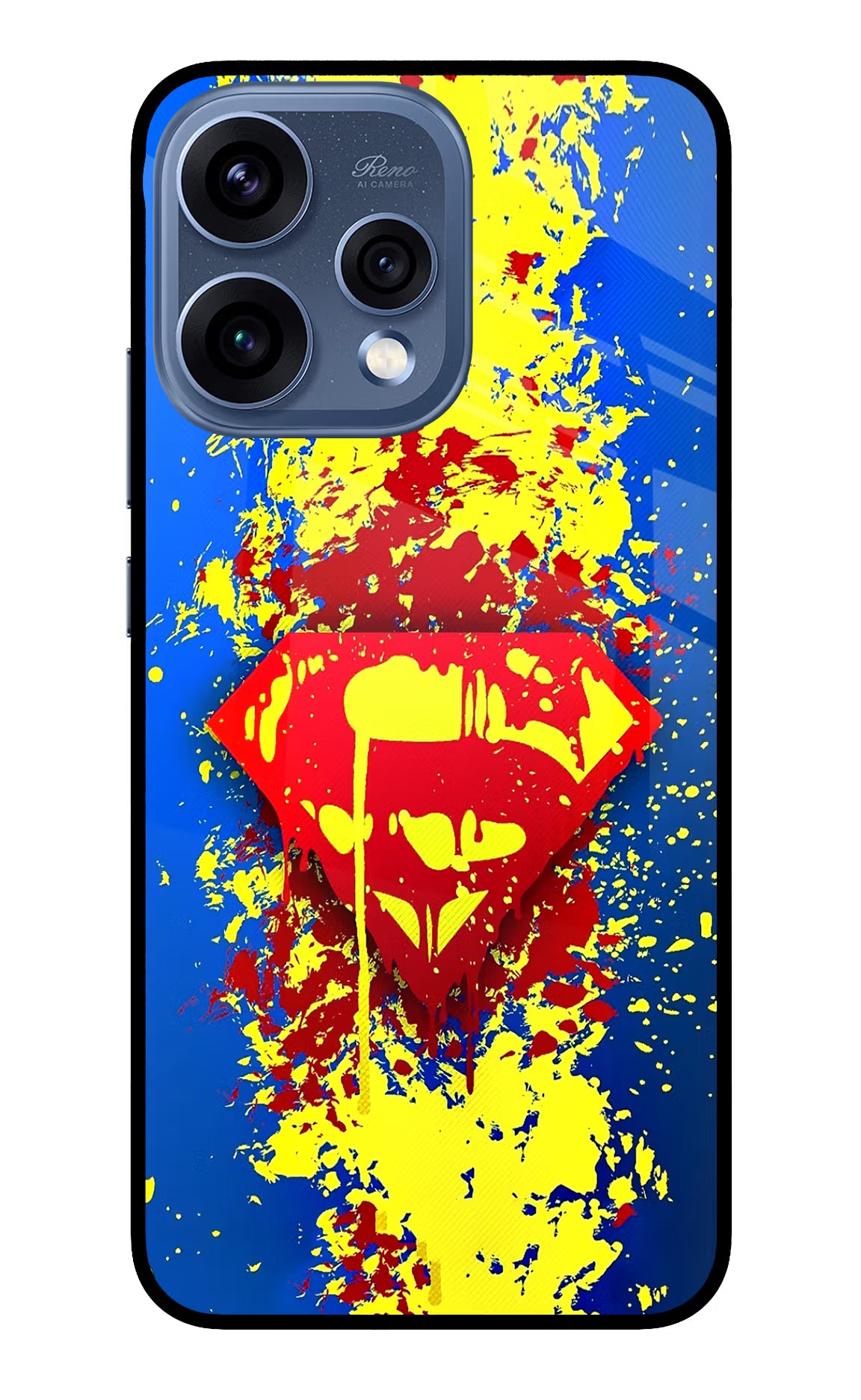 Superman logo Oppo Reno15 5G Glass Case