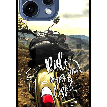 Ride More Worry Less Oppo Reno15 5G Glass Case