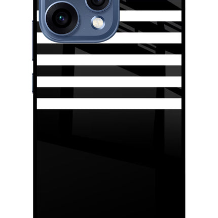 Black and White Print Oppo Reno15 5G Glass Case