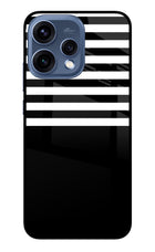 Black and White Print Oppo Reno15 5G Glass Case