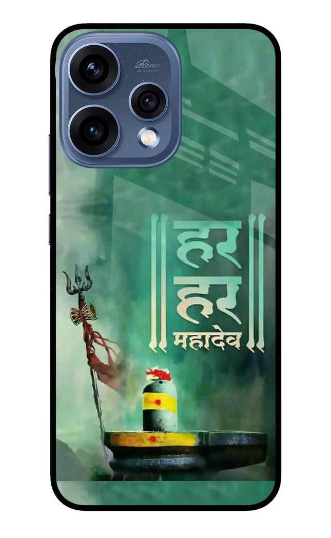 Har Har Mahadev Shivling Oppo Reno15 5G Glass Case