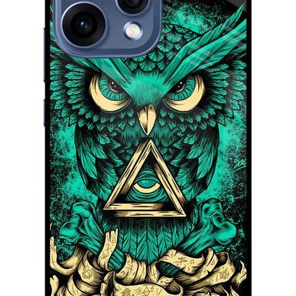 Green Owl Oppo Reno15 5G Glass Case