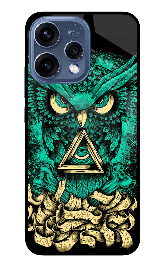 Green Owl Oppo Reno15 5G Glass Case