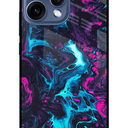 Abstract Oppo Reno15 5G Glass Case