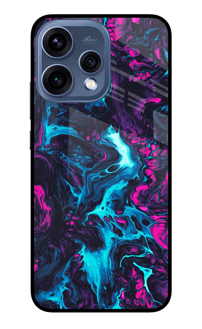 Abstract Oppo Reno15 5G Glass Case