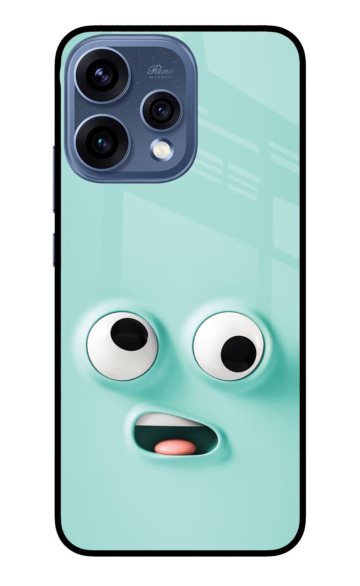 Funny Cartoon Oppo Reno15 5G Glass Case Back Cover by Casekaro