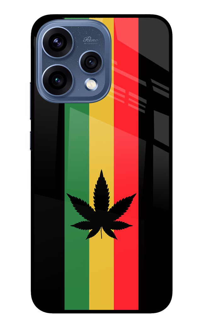 Weed Flag Oppo Reno15 5G Glass Case