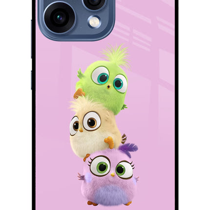 Cute Little Birds Oppo Reno15 5G Glass Case