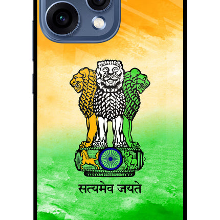 Satyamev Jayate Flag Oppo Reno15 5G Glass Case