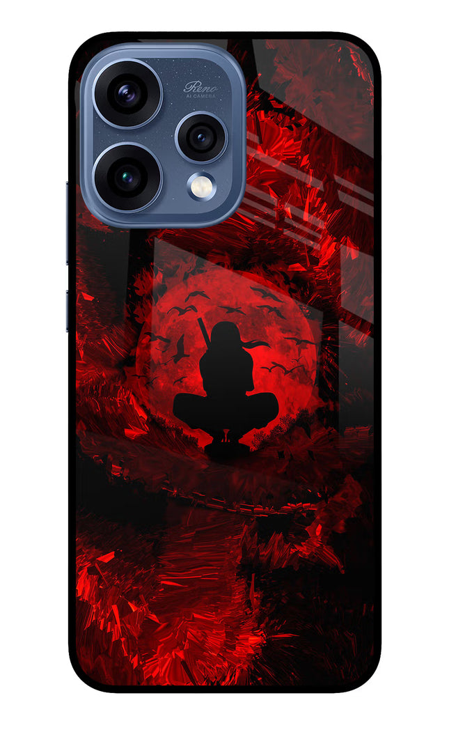Itachi Uchiha Oppo Reno15 5G Glass Case Back Cover by Casekaro