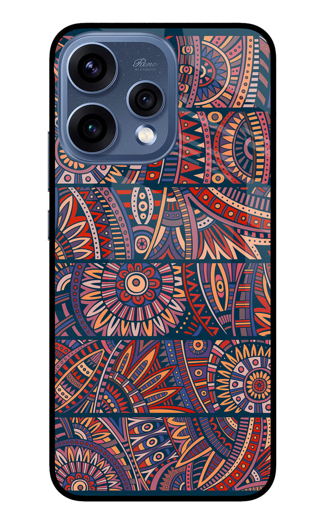 African Culture Design Oppo Reno15 5G Glass Case