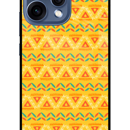 Tribal Pattern Oppo Reno15 5G Glass Case