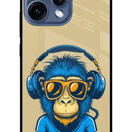 Monkey Headphone Oppo Reno15 5G Glass Case
