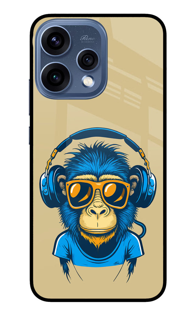 Monkey Headphone Oppo Reno15 5G Glass Case