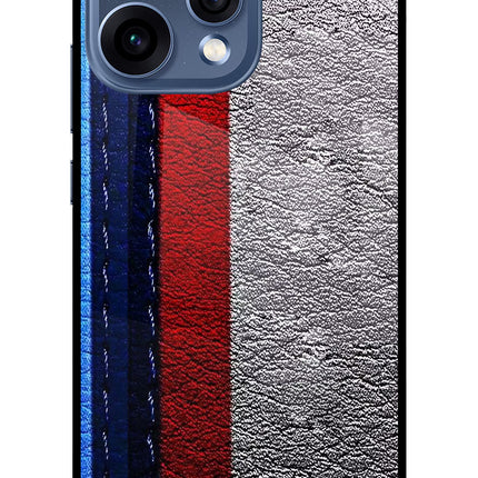 BMW Stripes Oppo Reno15 5G Glass Case Back Cover by Casekaro