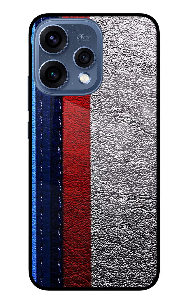 BMW Stripes Oppo Reno15 5G Glass Case Back Cover by Casekaro