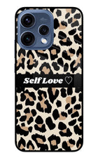 Leopard Print Self Love Oppo Reno15 5G Glass Case