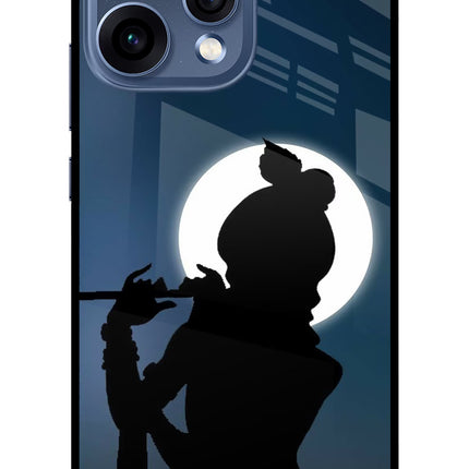 Shri Krishna Silhouette Oppo Reno15 5G Glass Case