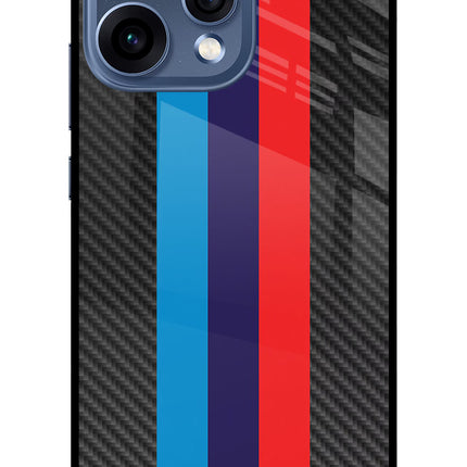 BMW Stripes Pattern Oppo Reno15 5G Glass Case