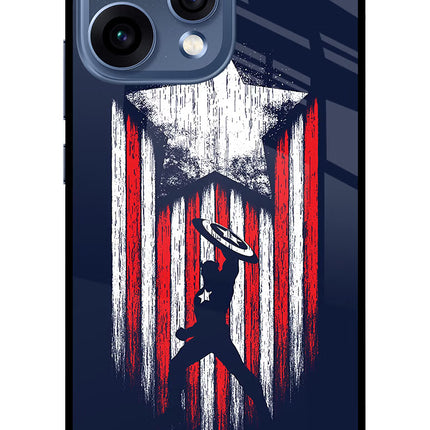 Captain America Marvel Art Oppo Reno15 5G Glass Case