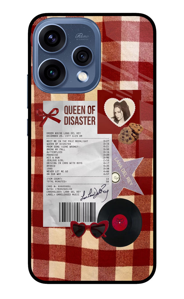 Queen of Disaster Oppo Reno15 5G Glass Case