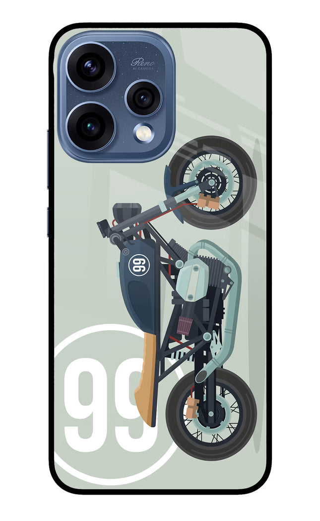 Classic Cafe Racer 99 Oppo Reno15 5G Glass Case