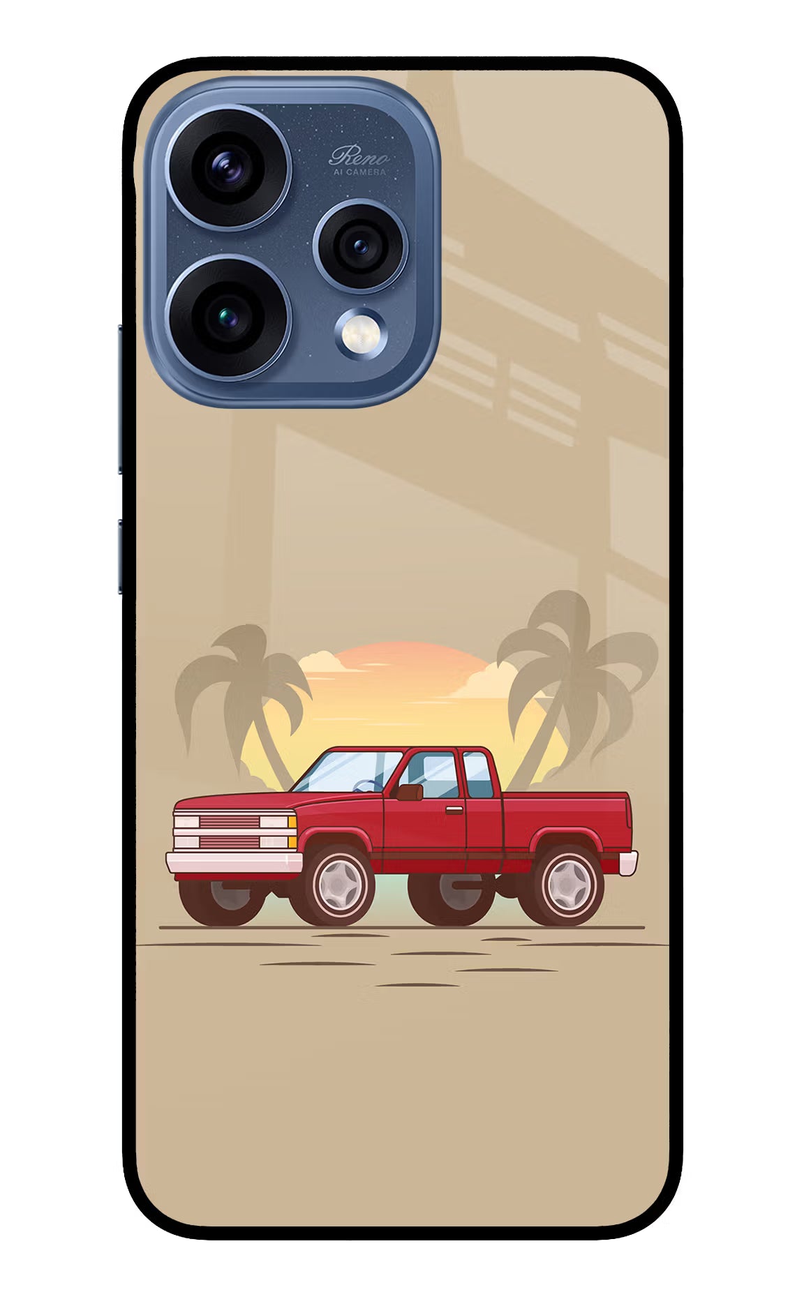 Desert Classic Drive Oppo Reno15 5G Glass Case