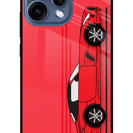Red Velocity Oppo Reno15 5G Glass Case