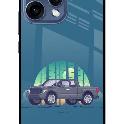 Retro Garage Vibe Oppo Reno15 5G Glass Case