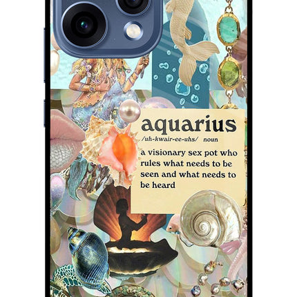 Aquarius Zodiac Oppo Reno15 5G Glass Case