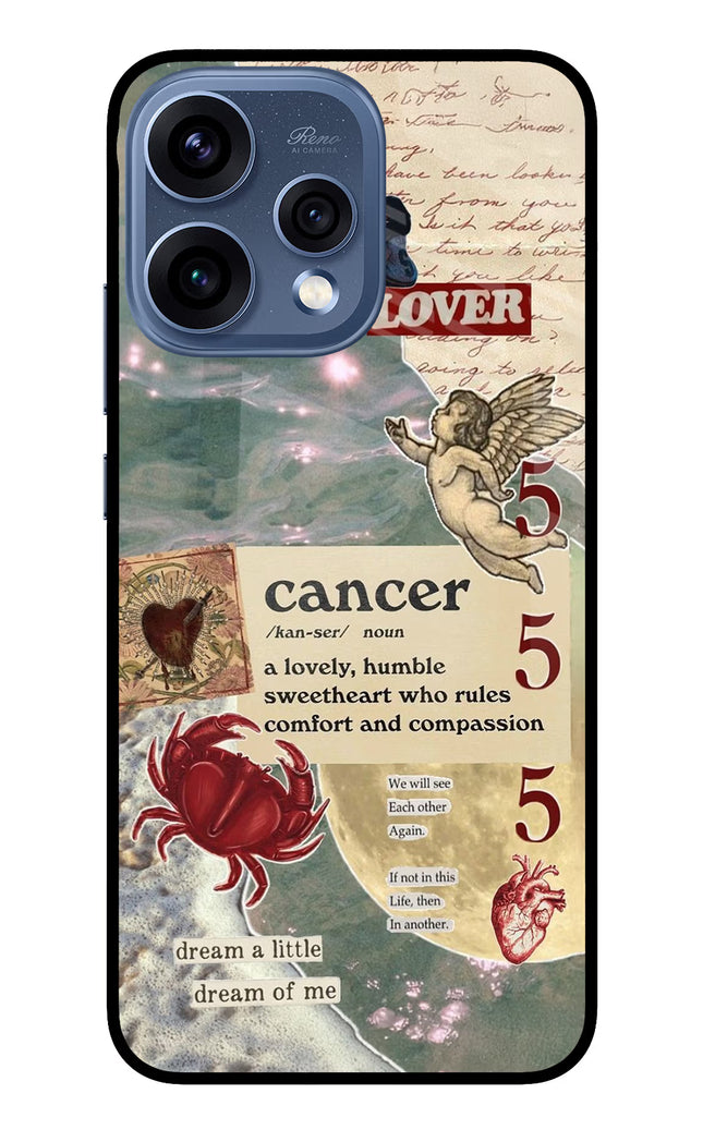 Cancer Zodiac Oppo Reno15 5G Glass Case