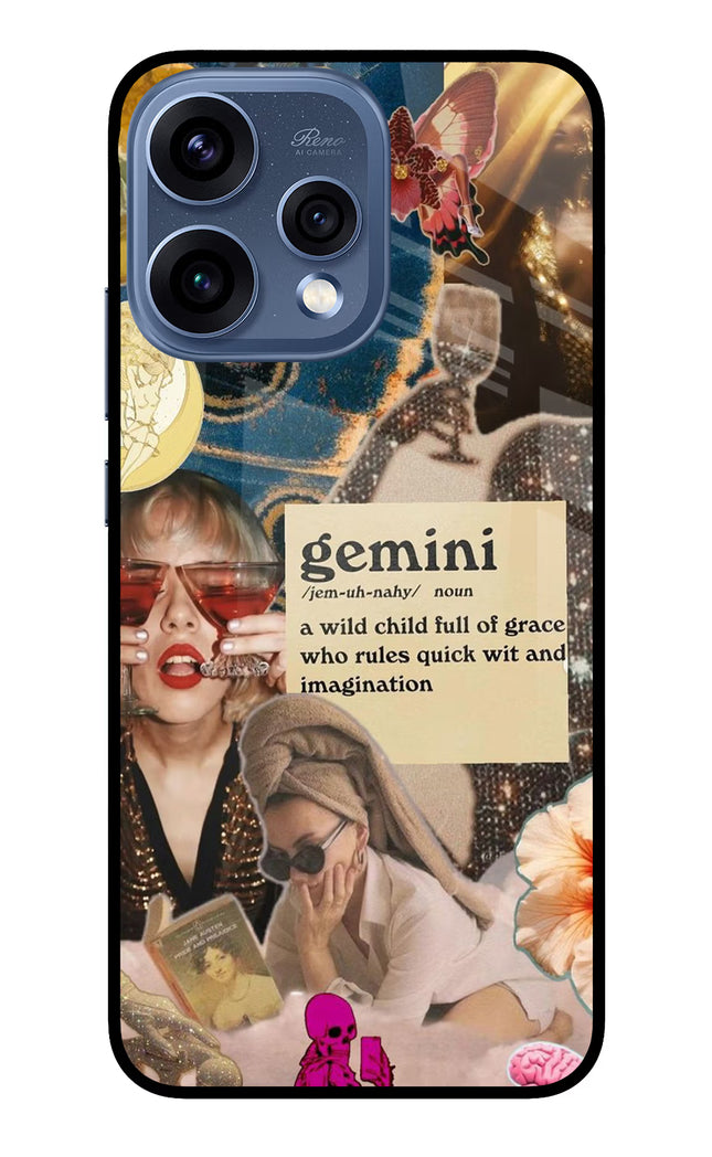 Gemini Zodiac Oppo Reno15 5G Glass Case